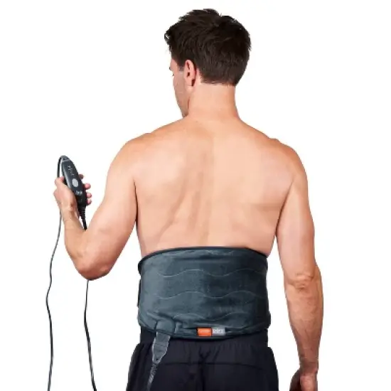 Pure Enrichment Pure Relief Pro Far Infrared Universal Heat Wrap - 19.7" x 9.5" - Iron Gray image {9}