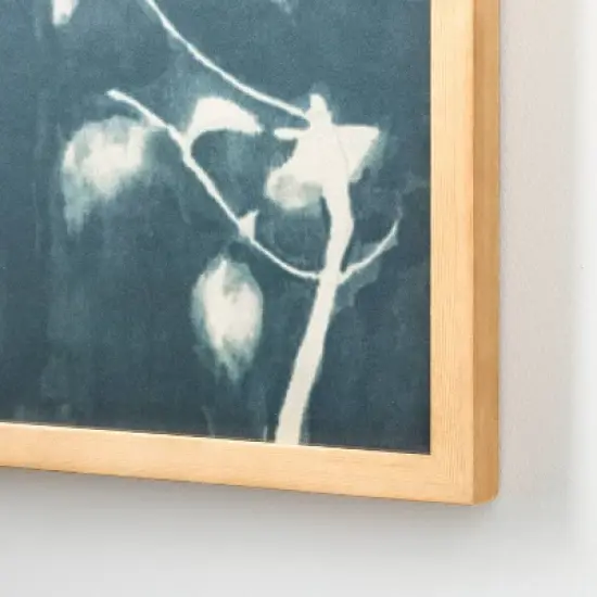 (Set of 2) 18"x24" Honeysuckle Print Framed Wall Art - Hearth & Hand&trade; with Magnolia image {2}