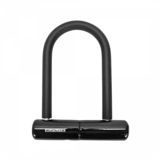Sunlite Soft Touch U-Lock Mini 3x5.75`/7.62x14.6cm Black 3 Keys Included image {1}