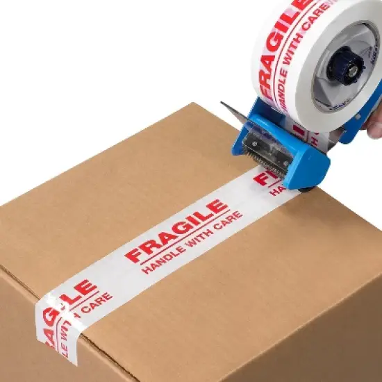 Tape Logic Pre-Printed Carton Sealing Tape "Fragile Handle With Care" 2.2 Mil 2" T901P026PK image {2}