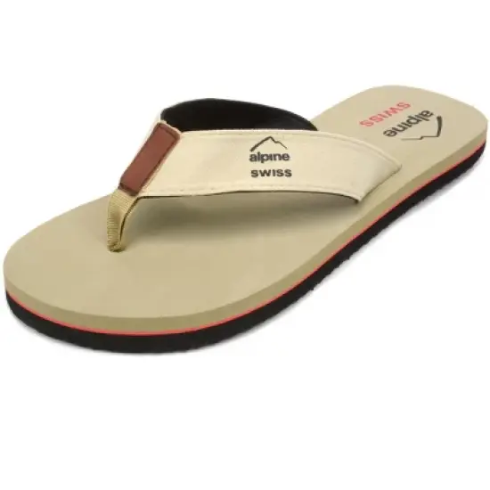 Alpine Swiss Mens Flip Flops Beach Sandals Lightweight EVA Sole Comfort Thongs image {10}