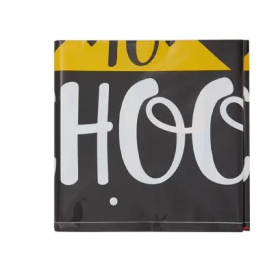 Blue Panda 3 Pack Plastic Table Covers for Back to School Party Decorations (54 x 108 In) image {6}