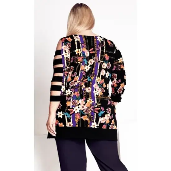 Women's Plus Size Alanah Top - black | AVENUE image {1}