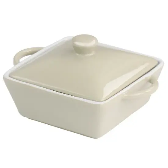 Gibson Mini Stoneware Casserole with Lid image {1}