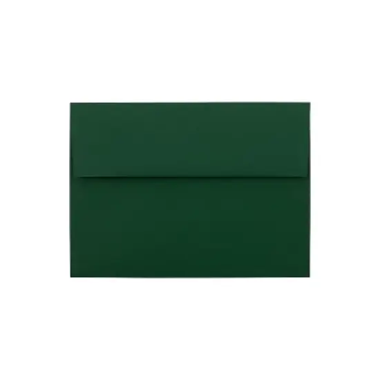 JAM Paper A7 Invitation Envelope 5 1/4" x 7 1/4" Dark Green 250/Box (263917095H) image {5}