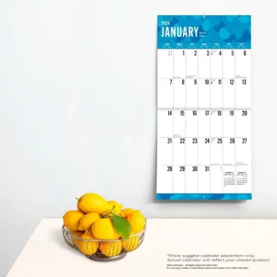 Plato 2023-2024 Wall Calendar 12"x12" Large Print image {3}