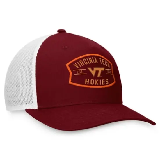 NCAA Virginia Tech Hokies Structured Domain Cotton Hat image {2}