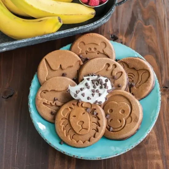 Nordic Ware Zoo Friends Pancake Pan - Black image {1}