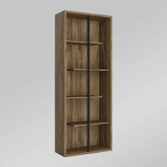 Standard 5 Tier Wooden Bookcase - Techni Mobili image {9}