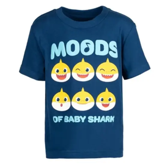 Pinkfong Mommy Shark Daddy Shark Baby Shark 3 Pack Graphic T-Shirts  image {3}