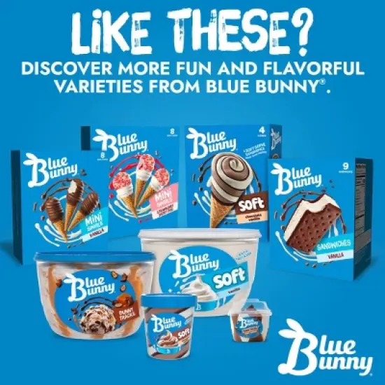 Blue Bunny Peanut Butter Party Ice Cream - 46 fl oz image {6}