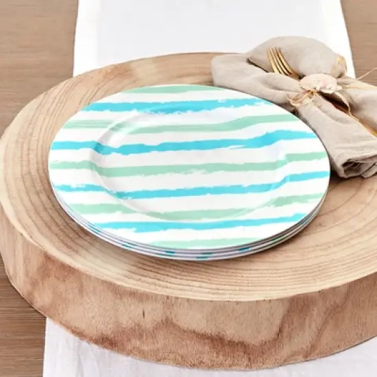 The Lakeside Collection Coastal Melamine Dinnerware image {1}