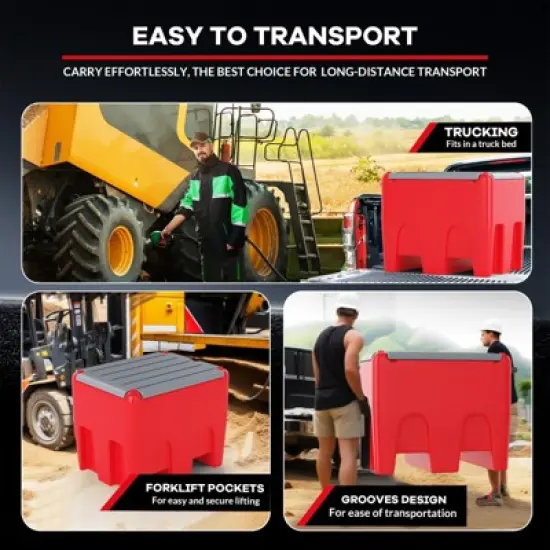 58 Gallon Portable Diesel Fuel Tank with 12v Electric Transfer Pump (10 GPM Flow), 13.1Ft Hose, Auto Nozzle & 360&iexcl;&atilde; Swivel Connector image {6}