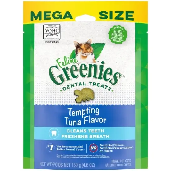 Greenies Tempting Tuna Flavor Dental Cat Treats image {9}