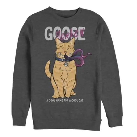 Men's Marvel Captain Marvel Goose Flerken Cartoon Sweatshirt image {2}