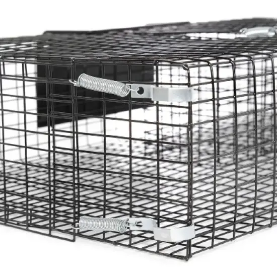 Rugged Ranch Large Metal Wire Live Catch & Release Trap Cage w/ Easy Open Top Lid & 2 Door System image {3}