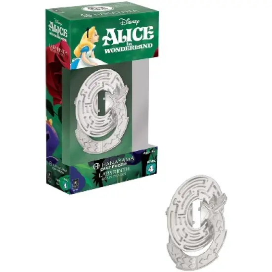 University Games Hanayama Level 4 Cast Metal Brain Teaser Puzzle | Alice Labyrinth image {2}