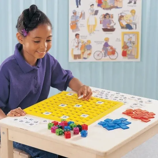 Learning Resources Hundred Number Board, Plastic, Ages 5+ image {2}