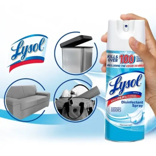 Lysol Crisp Linen Disinfectant Spray - 19oz/2ct image {1}