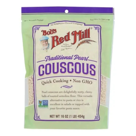 Bob's Red Mill Traditional Pearl Couscous - Case of 4/16 oz image {1}