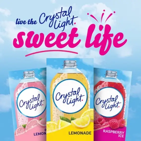 Crystal Light On the Go Natural Lemonade Drink Mix - 10pk/0.14oz image {7}