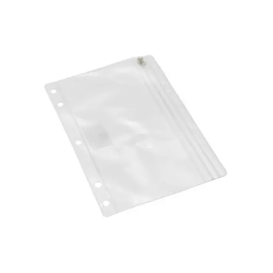 CLN CLI Zipper Vinyl Pouches Clear 12/Bundle (76370) CHL76370 image {2}