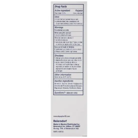 Aquaphor Baby 3-in-1 Diaper Rash Relief Cream - 3.5oz image {4}