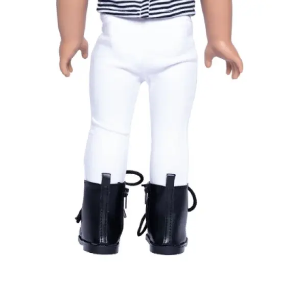 I'M A GIRLY White Skinny Jeans - Fits I'M A GIRLY 18" Fashion Doll image {2}
