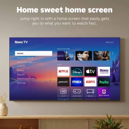 Roku 55" Select Series 4K HDR Smart Roku TV with Roku TV Remote image {4}