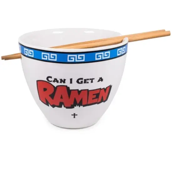 Boom Trendz Bowl Bop Can I Get A Ramen? Japanese Dinnerware Set | 16-Ounce Bowl, Chopsticks image {1}