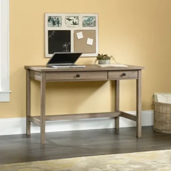 County Line Writing Desk Salt Oak Finish - Sauder image {1}