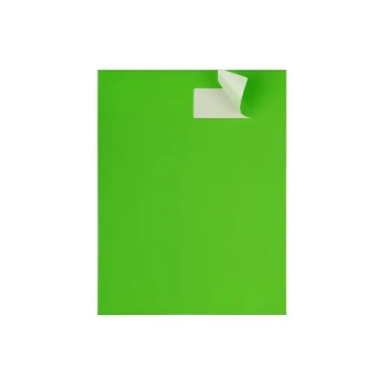 JAM Paper Address Labels 1 1/3" x 4" Neon Green 14 Labels/Sheet 9 Sheets/Pack (359329613) image {2}