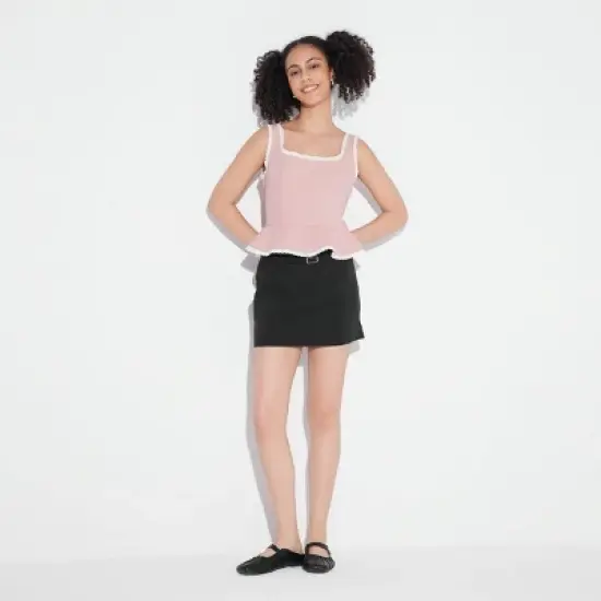 Women's Game Day Tie Back Peplum Top - Wild Fable&trade; image {3}