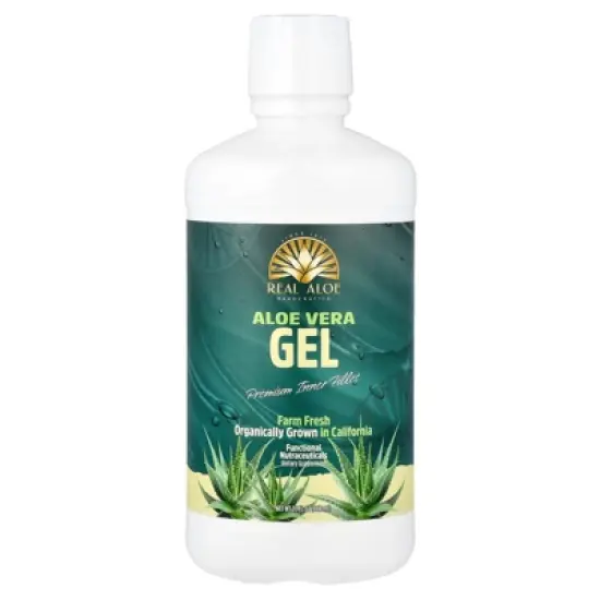 Real Aloe Aloe Vera Gel, 32 fl oz (946 ml) image {4}