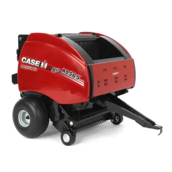 ERTL 1/16 Case IH RB565 Round Baler with 2 Round Bales, 44313 image {1}