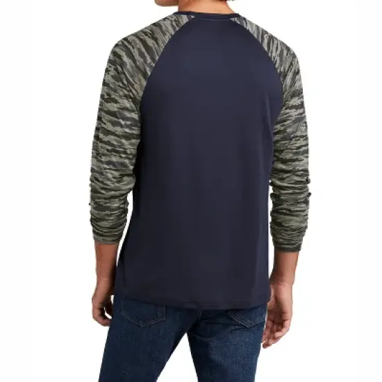 Mafoose Men's Drift Camo Colorblock Long Sleeve Tee - Stylish and Comfortable image {13}