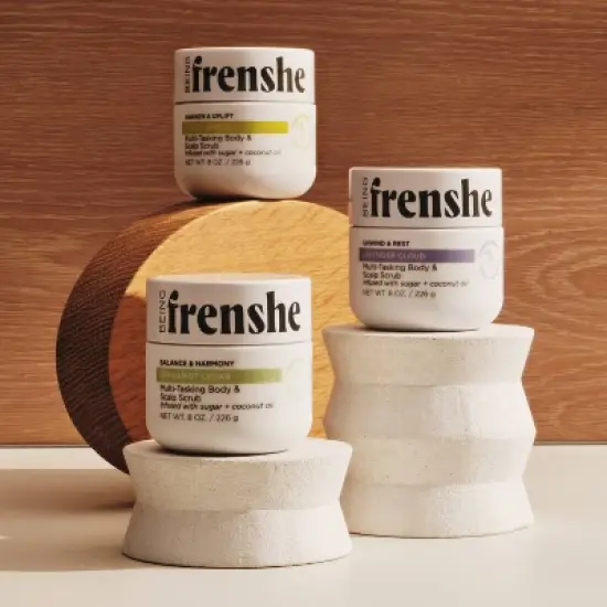 Being Frenshe Multi-Tasking Body & Scalp Scrub - Bergamot Cedar - 8oz image {5}