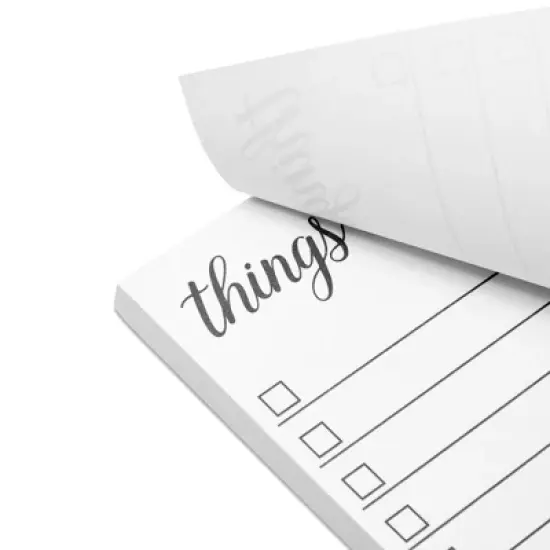 Paper Junkie 6-Pack Grocery List Magnet Pad for Fridge, To Do Planner, Things to Buy Shopping Notepad, 3 Designs, 3.5 x 9 In image {4}