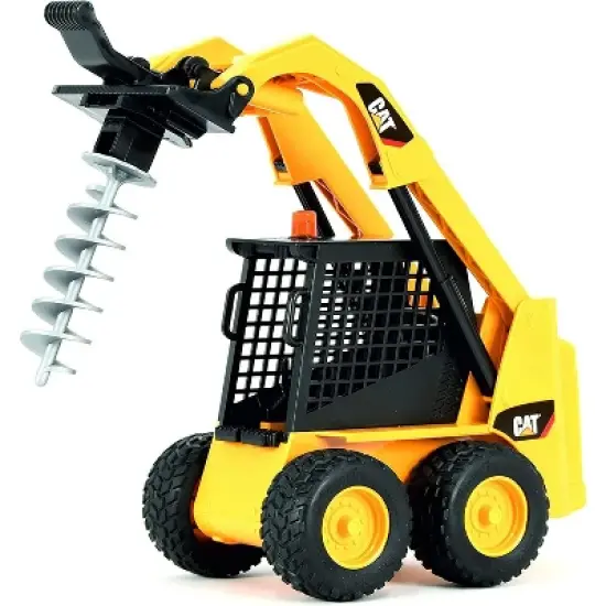 Bruder Caterpillar Skid Steer Loader with Jackhammer and Accessories image {3}