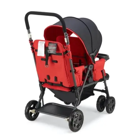 Joovy Caboose Too Sit And Stand Tandem Double Stroller, Red image {1}