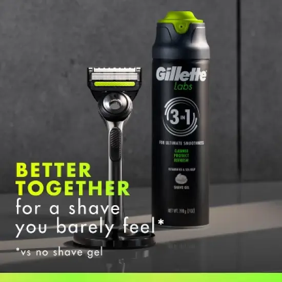 Gillette Labs Rapid Foaming Shave Gel - Fresh Scent - 7oz image {6}