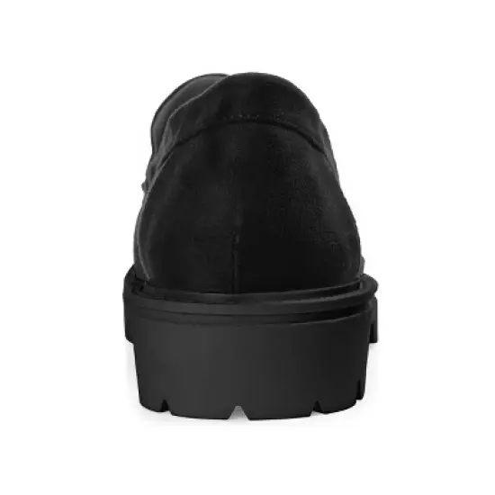 Journee Collection Womens Erika Loafer Almond Toe Slip On Flats image {2}