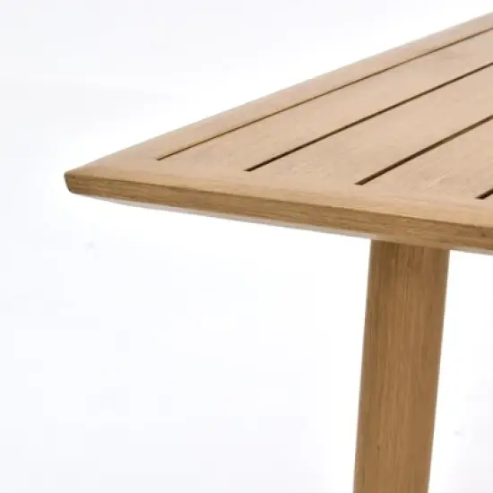 Decksplore Dinner table set, Modern 6-Seater Rectangle Non-Extension, 7 PCS Outdoor set in aluminium for Dinner, Party image {5}