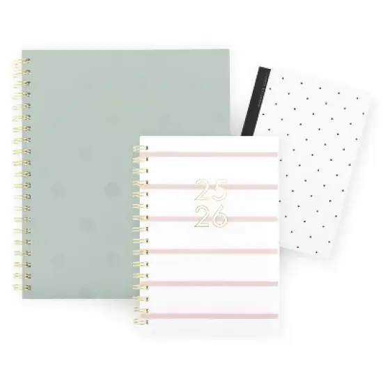 Sugar Paper Essentials 2025-2027 Monthly Planner 7.25"x5" Black Swiss Dot image {4}