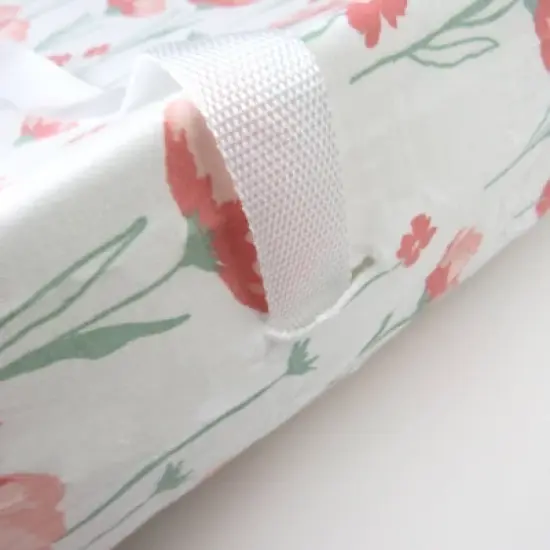 Honest Baby Organic Changing Pad Cover - Strawberry Pink Floral image {3}