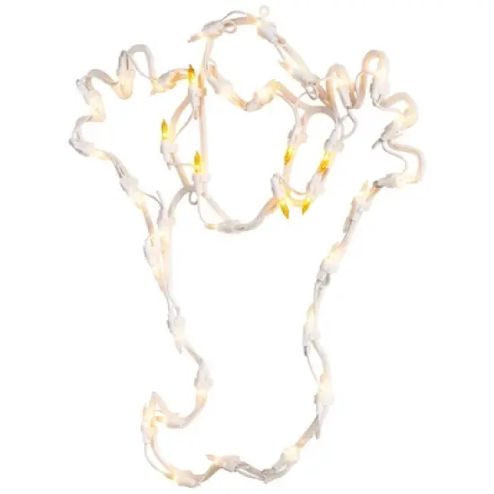 Northlight Lighted Ghost Halloween Window Decoration - 15" image {3}