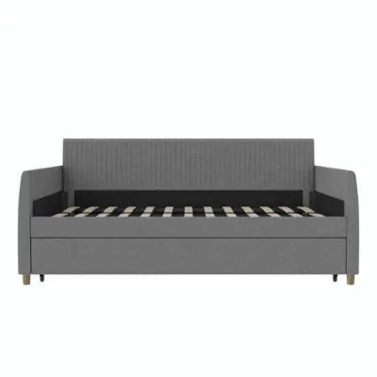 Twin Daphne Upholstered Daybed with Roll Out Trundle - Mr. Kate image {15}