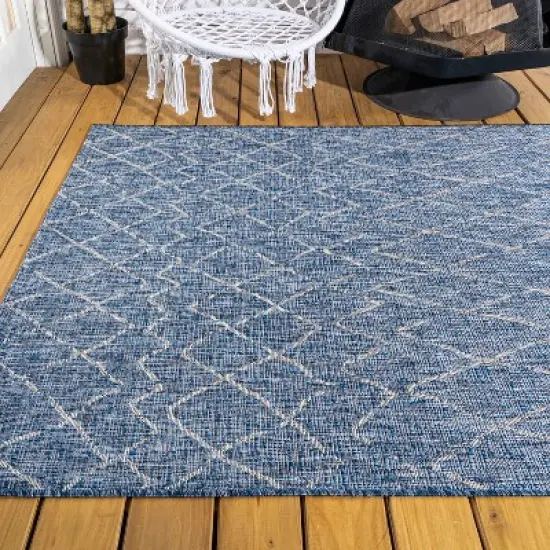 Madaba Moroccan Trellis Indoor/Outdoor Runner Rug - JONATHAN Y image {5}