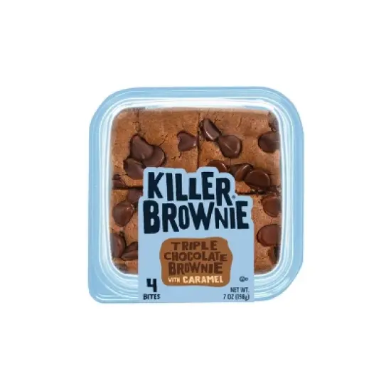 Killer Brownie Triple Chocolate Brownie with Caramel - 7oz/4ct image {4}