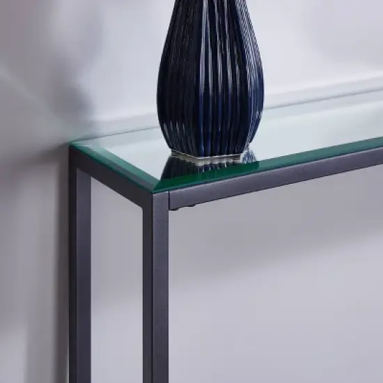 Dillard Narrow Console Table Gray - Aiden Lane image {1}
